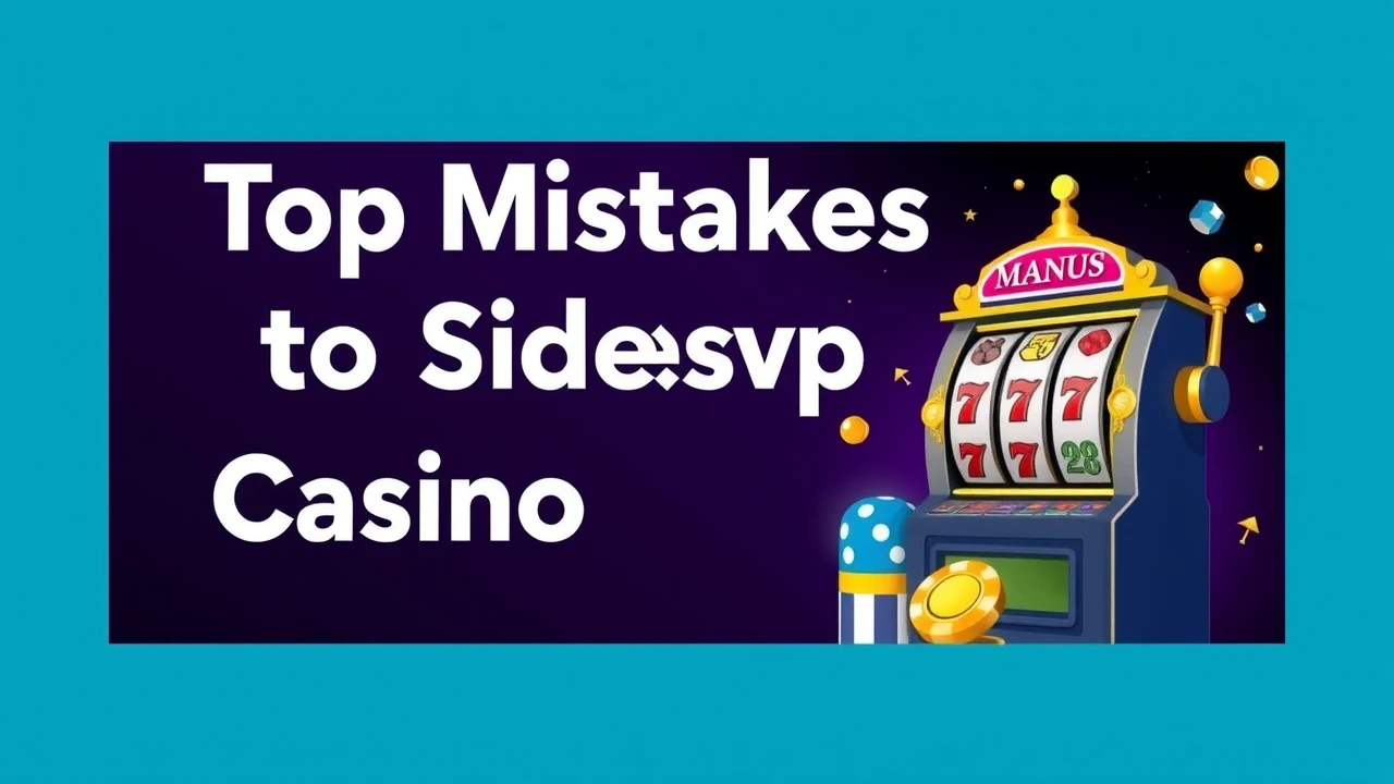 Top Mistakes to Sidestep When Engaging in Casino Slot Options
